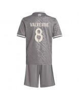 Real Madrid Federico Valverde #8 Alternativní dres pro děti 2024-25 Krátký Rukáv (+ trenýrky)